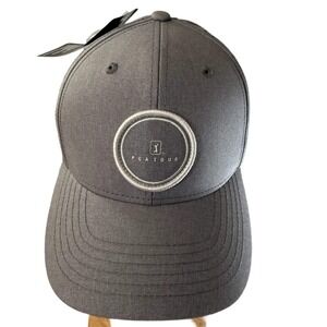 PGA TOUR Pro Series Grey Airflux Perforated Golf Hat Adjustable Snapback NWT